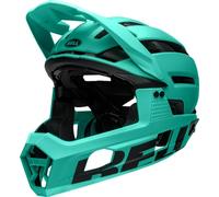 Bell Unisexe - Casque de vélo Super Air R Spherical pour Adulte, Turquoise Mat/Noir, L