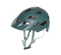 Bell Unisexe Enfant Sidetrack Jeunesse Casque de vélo - Matte Dark Green/Orange, Unisize 50-57cm