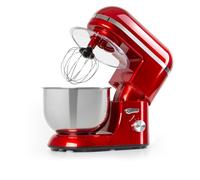 Klarstein Bella 1800W 5L Robot de Cuisine Rouge/Argent
