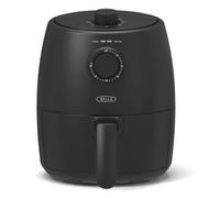 BELLA 2 L Manual Air Fryer Oven and 5-in-1 Multicooker with Removable Nonstick and Dishwasher Safe Crisping Tray and Basket, 1200 Watt Heating System, Matte Black