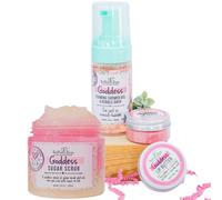 Bella and Bear Bella & Bear Coffret cadeau Midi pour bain et corps avec gel douche moussant, bain moussant, gommage corporel, gommage pour les lèvres et baume à lèvres - Cadeau - Femme