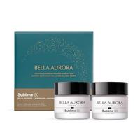 Bella Aurora Sublime 50 Set anti-âge crème multi-action jour SPF20 50 ml avec crème raffermissante nuit 50 ml, rituel visage jour et nuit raffermissant et anti-rides