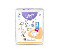BELLA BABY HAPPY Couches Bébé Mini Taille 2 (3-6 kg) | 78 Pièces | Oeko-Tex | Sans Allergènes | 0% Chlore | Ultra Douces | Haute Absorption