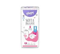 Bella Baby Happy | Junior Taille 5 (11-18 kg) | Couches bébé ultra-douces & absorbantes | Sans chlore ni allergènes | Certifiées OEKO-TEX | Respirantes & protection anti-fuites | 52 pièces
