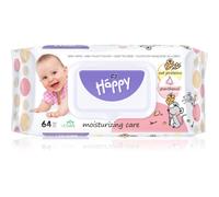 Bella Baby Happy Oat proteins and Panthenol lingettes nettoyantes pour enfant 64 pcs