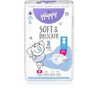 BELLA Baby Happy Soft&Delicate couches jetables avec canaux Midi 5-9 kg 70 pcs