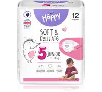 BELLA Baby Happy Soft&Delicate couches jetables Junior 11-18 kg 12 pcs
