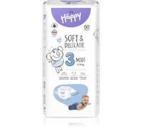 Bella Baby Happy Soft&Delicate Size 3 Midi couches jetables 5-9 kg 50 pcs