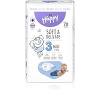 Bella Baby Happy Soft&Delicate Size 3 Midi couches jetables 5-9 kg 70 pcs