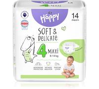 Bella Baby Happy Soft&Delicate Size 4 Maxi couches jetables 8-14 kg 14 pcs