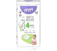 Bella Baby Happy Soft&Delicate Size 4 Maxi couches jetables 8-14 kg 62 pcs