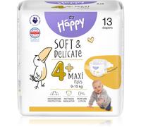 BELLA Baby Happy Soft&Delicate Size 4+ Maxi Plus couches jetables 9-15 kg 13 pcs