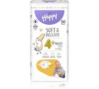 Bella Baby Happy Soft&Delicate Size 4+ Maxi Plus couches jetables 9-15 kg 56 pcs