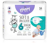 Bella Baby Happy Soft&Delicate Size 6 Junior Extra couches jetables 15+ kg 34 pcs