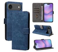 BELLA BEAR Coque 17 Air, [Technologie de Blocage RFID] Housse Portefeuille, Etui pour 17 Air avec Fonction Stand-Bleu