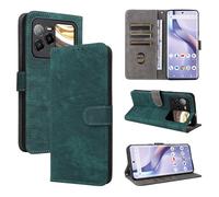 BELLA BEAR Coque BLU Bold N4 [Technologie de Blocage RFID] Housse Portefeuille, Etui BLU Bold N4 avec Fonction Stand-Vert