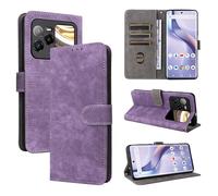 BELLA BEAR Coque BLU Bold N4 [Technologie de Blocage RFID] Housse Portefeuille, Etui BLU Bold N4 avec Fonction Stand-Violet