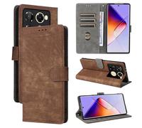 BELLA BEAR Coque Infinix Note 40 Pro 5G/40 Pro Plus 5G, [Technologie de Blocage RFID] Etui pour Infinix Note 40 Pro 5G/40 Pro Plus 5G avec Fonction Stand-Marron