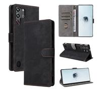 BELLA BEAR Coque Nubia Red Magic 10 Pro/10 Pro Plus, [Technologie de Blocage RFID] Housse Portefeuille, Etui pour Nubia Red Magic 10 Pro/10 Pro Plus avec Fonction Stand-Noir