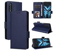 BELLA BEAR Coque pour Cubot X70, Étui Portefeuille en Cuir à Rabat magnétique, Étui de béquille, Étui de Protection Antichoc pour Cubot X70-DBleu