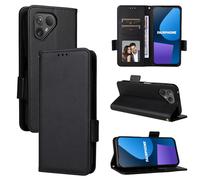 BELLA BEAR Coque pour Fairphone 5 5G, Étui Portefeuille en Cuir à Rabat magnétique, Étui de béquille, Étui de Protection Antichoc pour Fairphone 5 5G-Noir