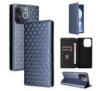 BELLA BEAR Coque pour Realme Note 70T 4G/70 4G, Étui Portefeuille en Cuir à Rabat magnétique, Étui de béquille, Étui de Protection Antichoc pour Realme Note 70T 4G/70 4G-Bleu