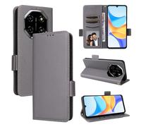 BELLA BEAR Coque pour Shark 6/Oscal Tiger 8, Étui Portefeuille en Cuir à Rabat magnétique, Étui de béquille, Étui de Protection Antichoc pour Shark 6/Oscal Tiger 8-Gris