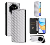 BELLA BEAR Coque pour Shark 6/Oscal Tiger 8, Étui Portefeuille en Cuir à Rabat magnétique, Étui de béquille, Étui de Protection Antichoc pour Shark 6/Oscal Tiger 8-Argent