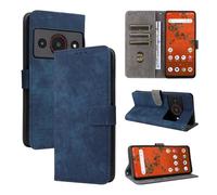 BELLA BEAR Coque ZTE Blade A75 Pro 5G [Technologie de Blocage RFID] Housse Portefeuille, Etui ZTE Blade A75 Pro 5G avec Fonction Stand-Bleu