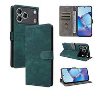 BELLA BEAR Coque ZTE Blade V80 Design/Blade V80 Vita/Nubia V80 Design [Technologie de Blocage RFID] Housse Portefeuille-Vert