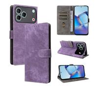 BELLA BEAR Coque ZTE Blade V80 Design/Blade V80 Vita/Nubia V80 Design [Technologie de Blocage RFID] Housse Portefeuille-Violet