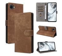 BELLA BEAR Coque ZTE Nubia S2E/S2R/S2 Lite [Technologie de Blocage RFID] Housse Portefeuille, Etui ZTE Nubia S2E/S2R/S2 Lite avec Fonction Stand-Marron