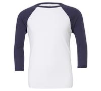 Bella Canvas Bella + Toile Triblend Triblend T-Shirt Baseball 3200- 3/4 Sleeves