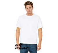 Bella + Canvas Fast Fashion Men's Heavyweight Street T-Shirt M WHITE