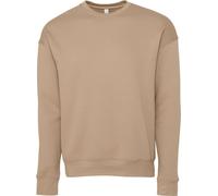 Bella + Canvas - Fllece avec épaules recouvertes pour homme/femme unie BC4756 (S) (Marron clair)