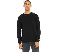 Bella + Canvas - Fllece avec épaules recouvertes pour homme/femme Unie BC4756 (XL) (Noir)