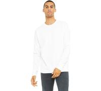 Bella + Canvas - Fllece avec épaules recouvertes pour homme/femme Unie BC4756 (XS) (Blanc)