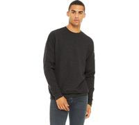 Bella + Canvas - Fllece avec épaules recouvertes pour homme/femme Unie BC4756 (XS) (Gris foncé chiné)