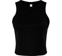 Bella + Canvas - Haut sans manches Col droit court pour femme PC6974 (36 FR - 38 FR) (Noir)