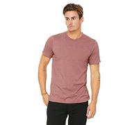 Bella + Canvas. Heather Mauve. XS. 3001. 00884913634312