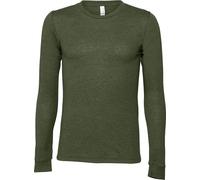 Bella + Canvas - Hommes/Femmes T-Shirt unie à manches longues PC3875 (XXL) (Military Green)