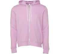 Bella + Canvas - Sweat à capuche, fermeture éclair de haut en bas pour homme/femme unie RW7835 (S) (Lilas)