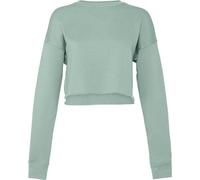 Bella + Canvas - Sweat-shirt coupe courte pour femme PC3610 (L) (Bleu)