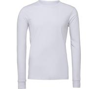 Bella + Canvas - T-shirt unie homme/femme manches longues PC3875 (XL) (Blanc)
