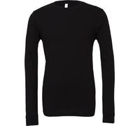 Bella + Canvas - T-shirt unie homme/femme manches longues PC3875 (XL) (Noir)