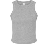 Bella + Canvas - Top sans manches Col droit court pour femme PC6974 (40 FR - 42 FR) (Gris Athlétique)