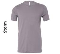 Bell Canvas Unisexe Jersey Ras Cou T-Shirt Décontracté Coton Uni T-Shirt Hommes