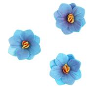 Bella Decor Lot de 18 fleurs comestibles myrtille hortensia pour décoration de gâteau, en papier gaufré, pour gâteaux, muffins, desserts