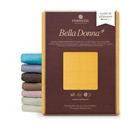 Bella Donna Drap-Housse en Jersey pour Matelas et lit à Eau Jaune doré 140-160 x 200-220 cm