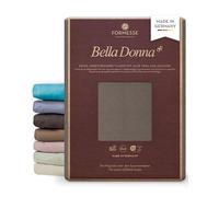 FORMESSE Drap-housse en jersey Bella Donna 180/200 cm - 200/220 cm (Truffe) marron